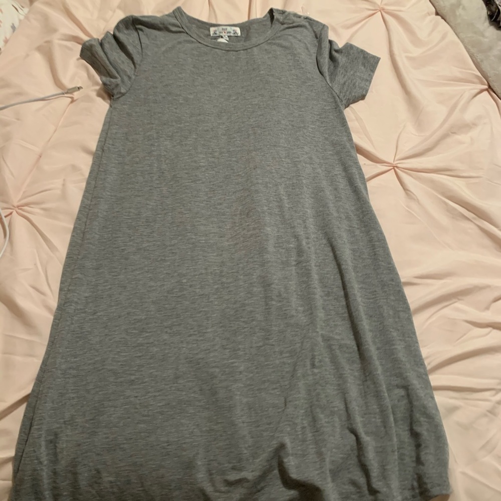 Grey t shirt dress